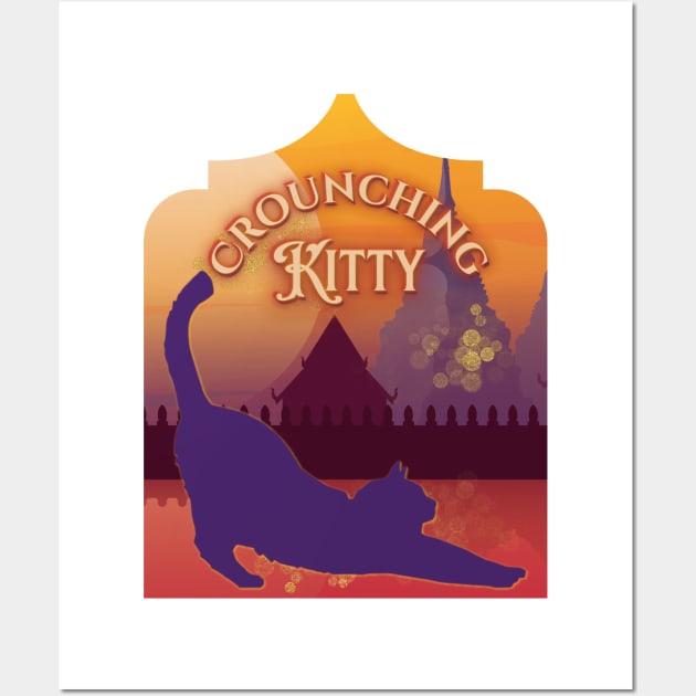 Crouching Kitty Wall Art by Mazzlo Shop